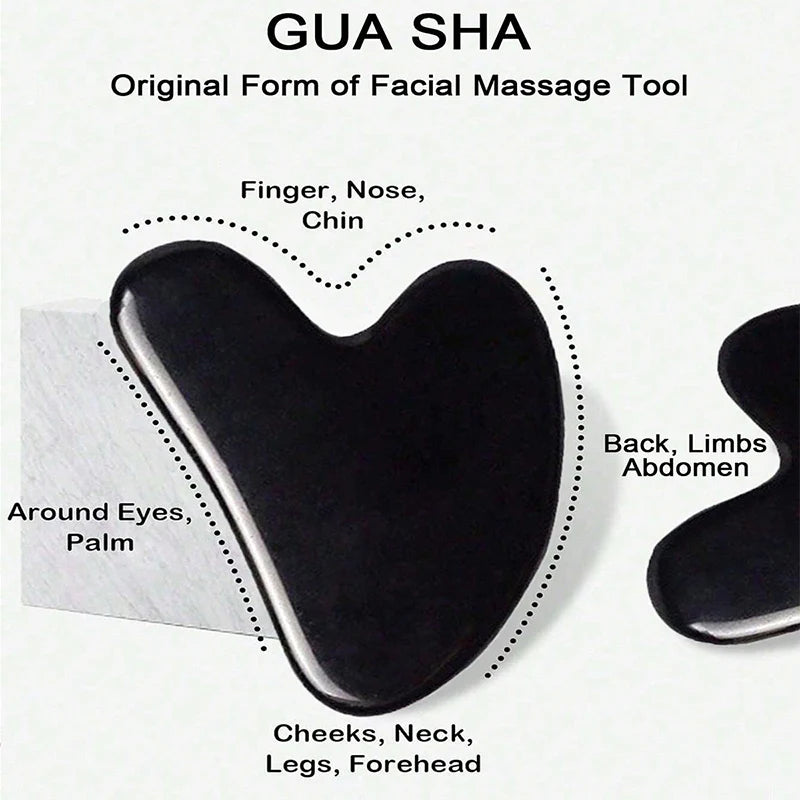 Ice Roller & Gua Sha Facial Tool Set – Cooling Skincare Massager