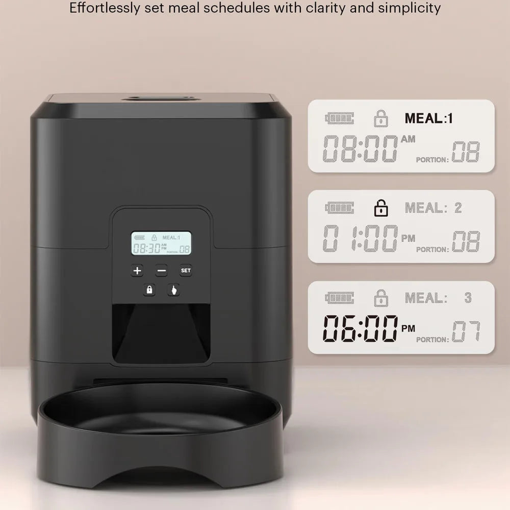 Automatic Pet Feeder – Timed Portion Control Dispenser for Cats & Dogs
