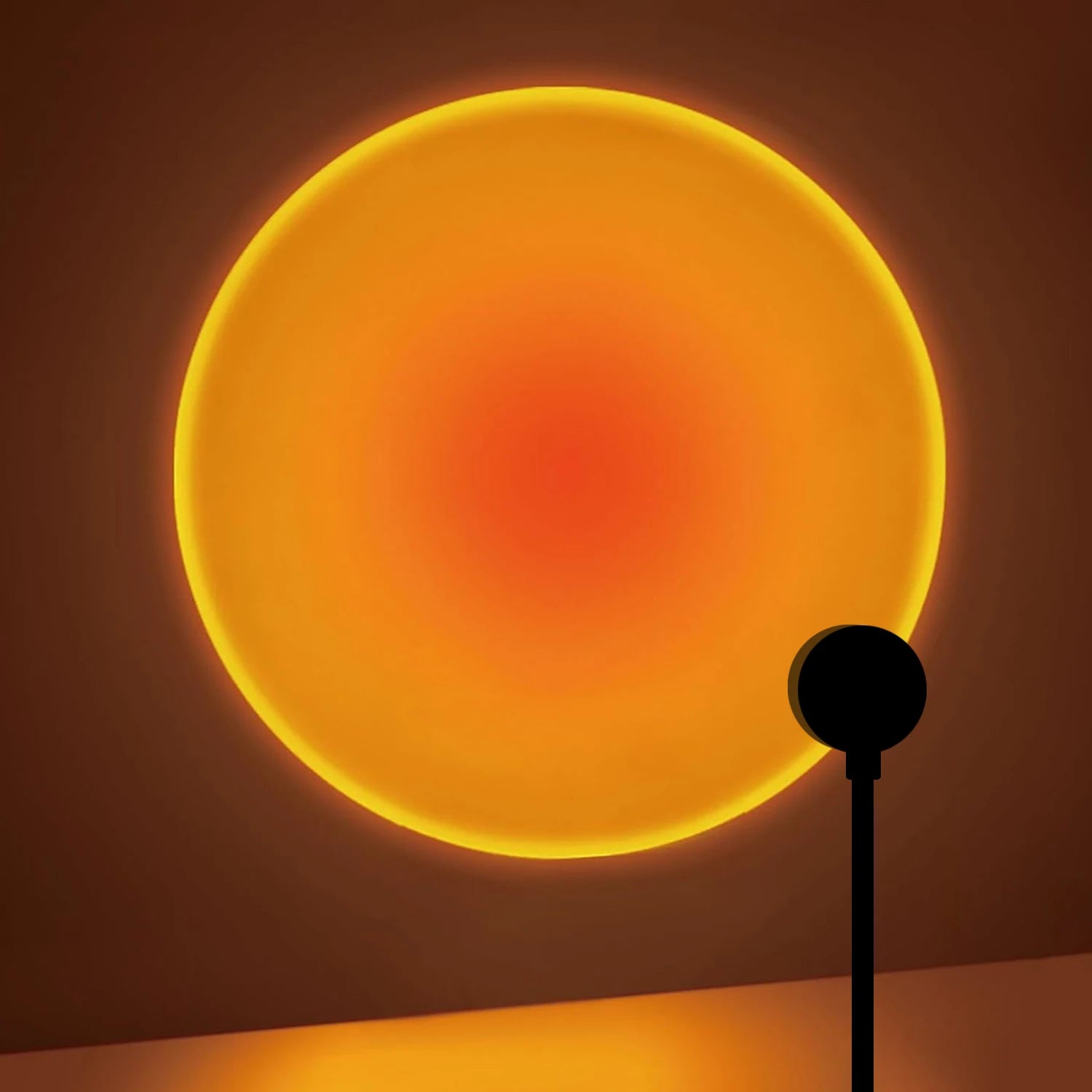 USB Sunset Projection Lamp – 360° Rotatable LED Mood Light for Bedroom, Living Room & Photography