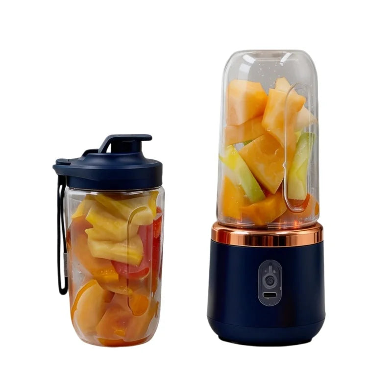 Portable USB Blender – Rechargeable 6-Blade Smoothie Maker